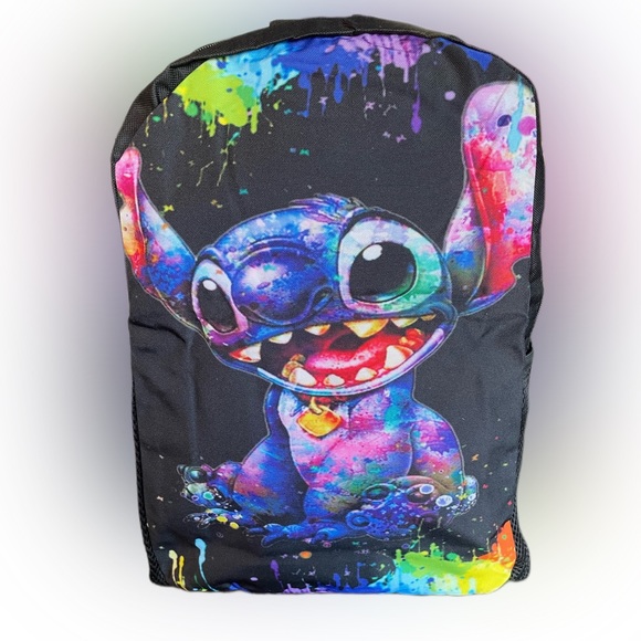 Stitch From Lilo & Stitch Cartoon Multi-compartment Insulated Backpack - Picture 6 of 13